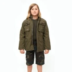 Brandit Kids M-65 Giant Jacket Olive -Brandit Shop BranditKidsM 65GiantJacketOlive 3 1200x1200