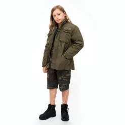 Brandit Kids M-65 Giant Jacket Olive -Brandit Shop BranditKidsM 65GiantJacketOlive 4 1200x1200
