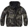 Brandit Kids Summer Windbreaker Front Zip Dark Camo -Brandit Shop BranditKidsSummerWindbreakerFrontZipDarkCamo 1 1200x1200 1