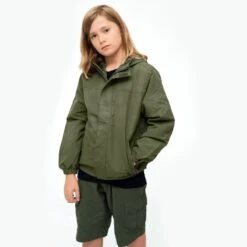 Brandit Kids Summer Windbreaker Front Zip Olive -Brandit Shop BranditKidsSummerWindbreakerFrontZipOlive 3 1200x1200