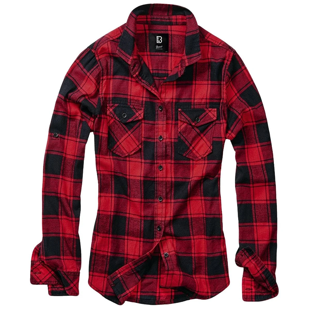 Brandit Ladies Amy Flanell Shirt Red/Black