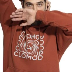CLOMOD Hoodie "Twirl" Maroon Red -Brandit Shop CLOMOD Hoodie Twirl Maroon Red 1200 2 2