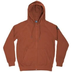 CLOMOD Hoodie Zip Sweater "Blank" Maroon Red