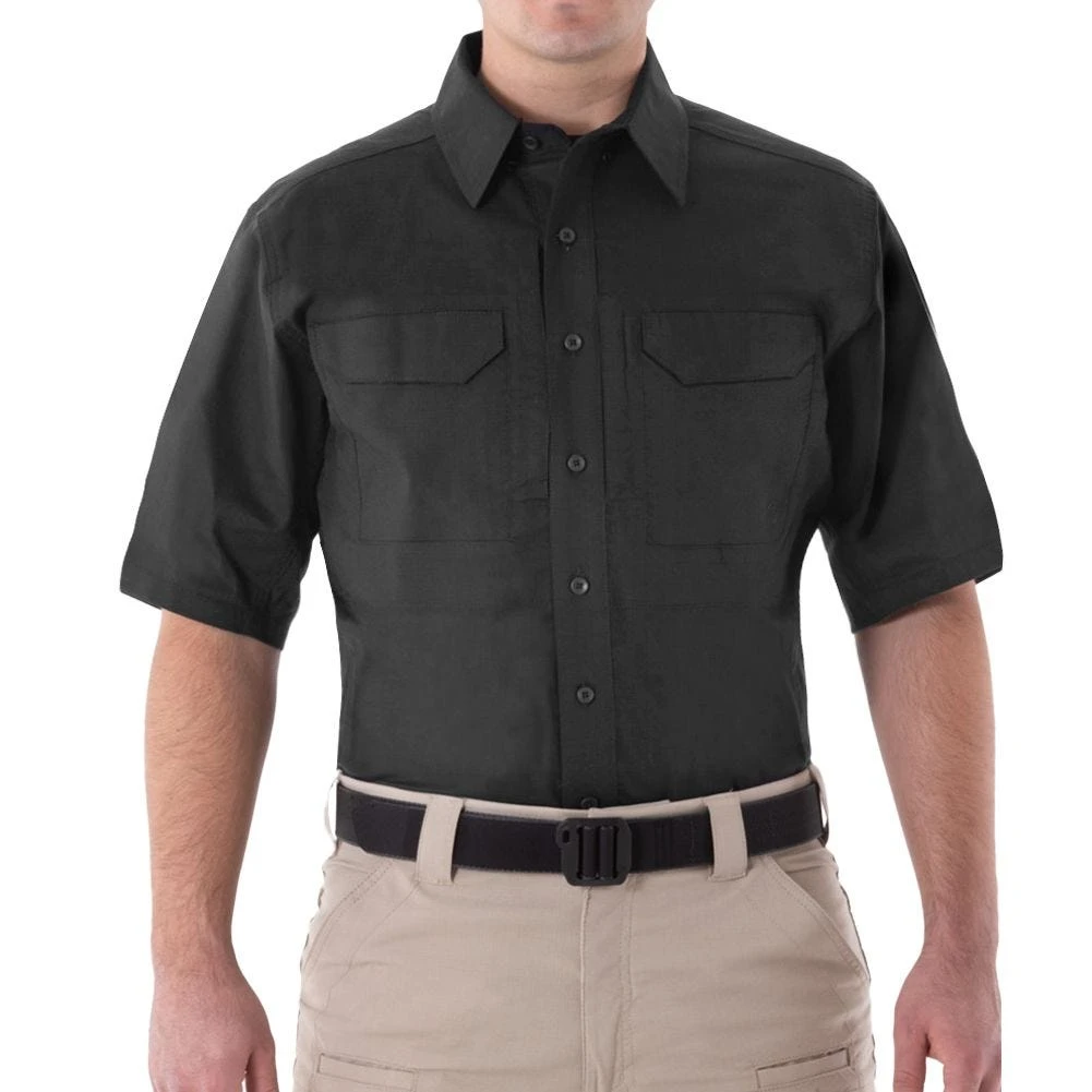 First Tactical Men's V2 Short Sleeve Tactical Shirt Black 1 First Tactical Men's V2 Short Sleeve Tactical Shirt Black