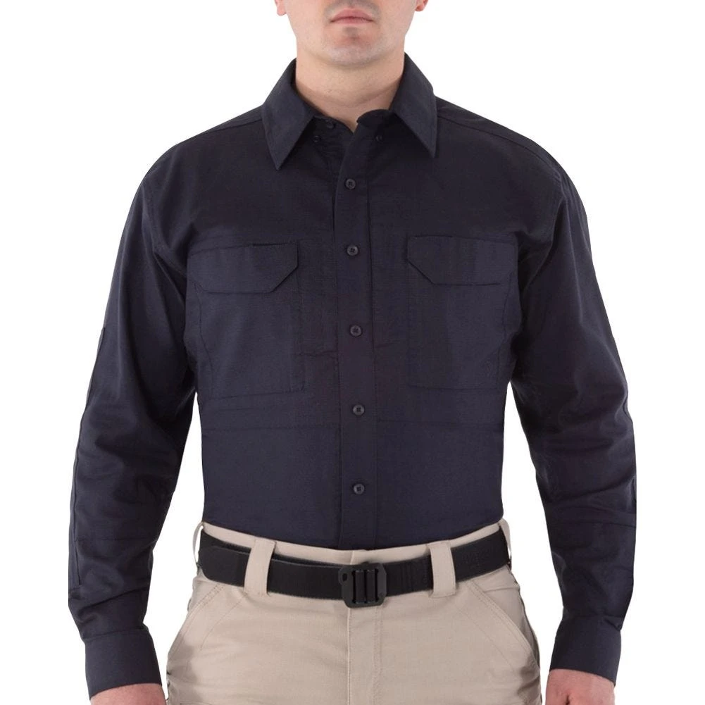 First Tactical Men's V2 Long Sleeve Tactical Shirt Midnight Navy 1 First Tactical Men's V2 Long Sleeve Tactical Shirt Midnight Navy