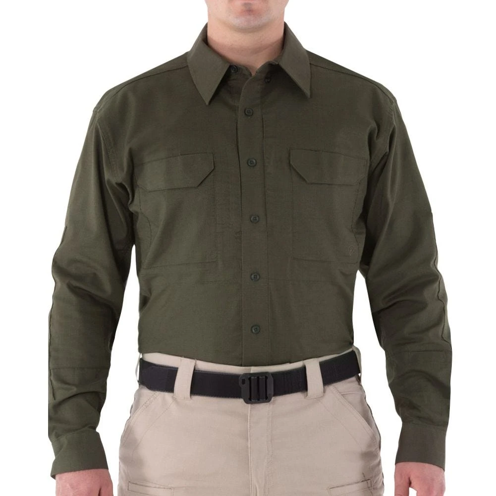 First Tactical Men's V2 Long Sleeve Tactical Shirt OD Green 1 First Tactical Men's V2 Long Sleeve Tactical Shirt OD Green