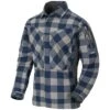 Helikon MBDU Flannel Shirt Slate Blue Checkered 2 Helikon MBDU Flannel Shirt Slate Blue Checkered -Brandit Shop Helikon MBDU Flannel Shirt Slate Blue Checkered 1 5