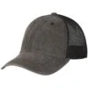 Helikon Plain Trucker Cap Cotton Dirty Washed Black / Black A -Brandit Shop Helikon Plain Trucker Cap Cotton Dirty Washed Black Black A 1
