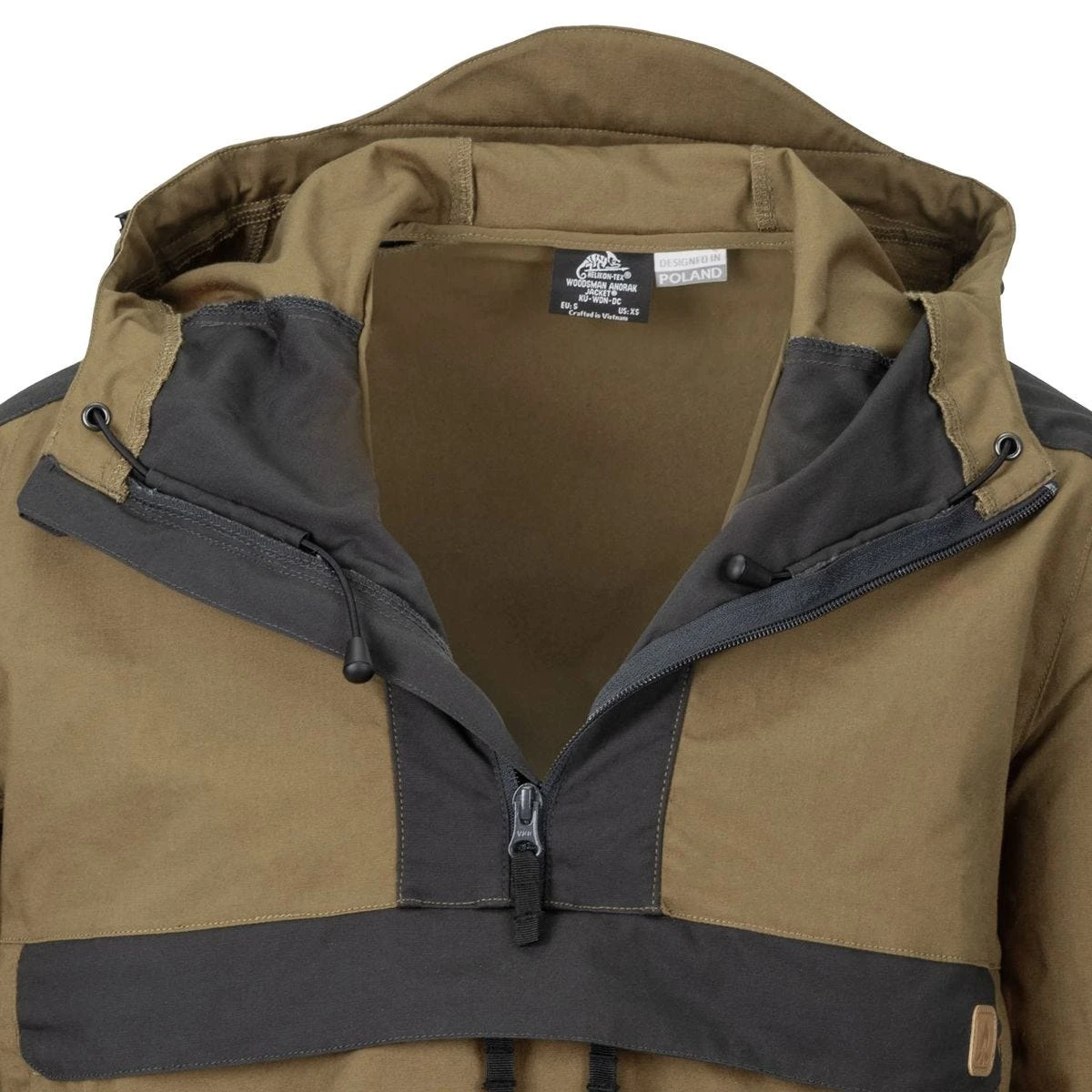 Helikon Woodsman Anorak Jacket Coyote / Ash Grey 4 Helikon Woodsman Anorak Jacket Coyote / Ash Grey - Image 4