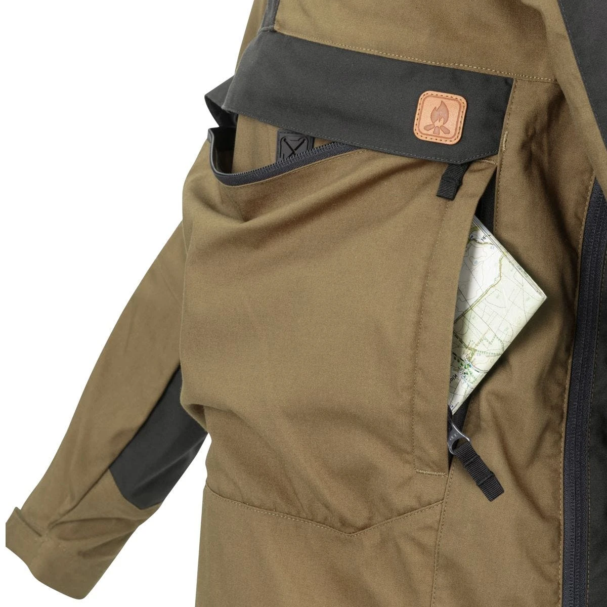 Helikon Woodsman Anorak Jacket Coyote / Ash Grey 5 Helikon Woodsman Anorak Jacket Coyote / Ash Grey - Image 5