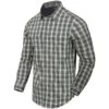Helikon Covert Concealed Carry Shirt Foggy Grey Plaid -Brandit Shop HelikonCovertConcealedCarryShirtFoggyGreyPlaid1 1