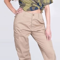 Mil-Tec Ladies Ranger Trousers Khaki -Brandit Shop KHAKI CARGO WOMEN 12 07 04 1