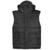 MFH Lined Vest With A Detachable Hood Black -Brandit Shop MFH 04155 Vest Lined Detachable Hood black 001 1