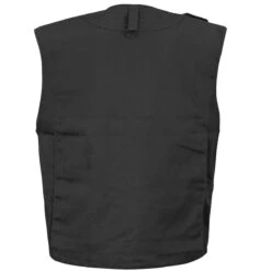 Fox Outdoor Heavy Vest Black -Brandit Shop MFH 04253A Outdoor Vest Heavy Version Black 003
