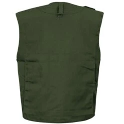 Fox Outdoor Heavy Vest OD Green -Brandit Shop MFH 04253B Outdoor Vest Heavy Version OD Green 003