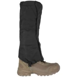 Mil-Tec Walking Gaiters Steel Wire 2.0 Black 4 Mil-Tec Walking Gaiters Steel Wire 2.0 Black -Brandit Shop Mil Tec Walking Gaiters Steel Wire 2.0 Black 2 1200x1200 1