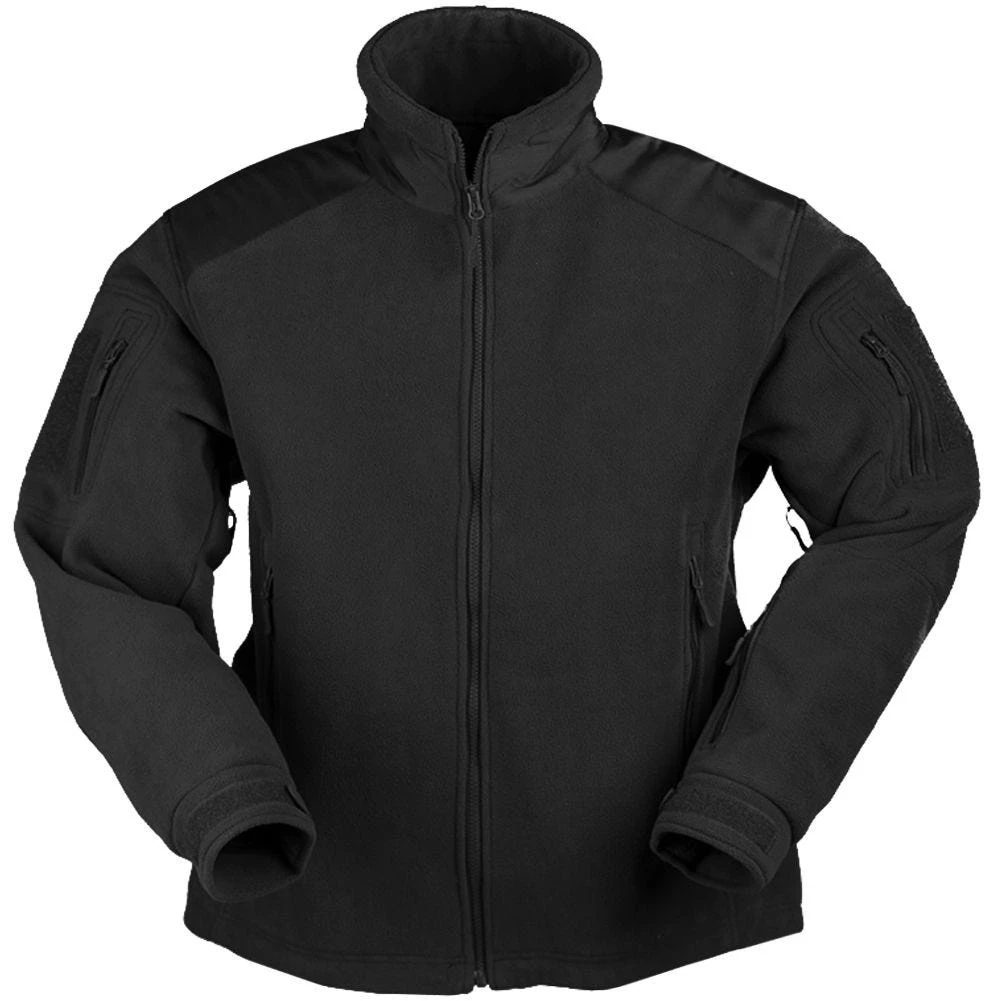 Mil-Tec Delta Fleece Jacket Black 1 Mil-Tec Delta Fleece Jacket Black