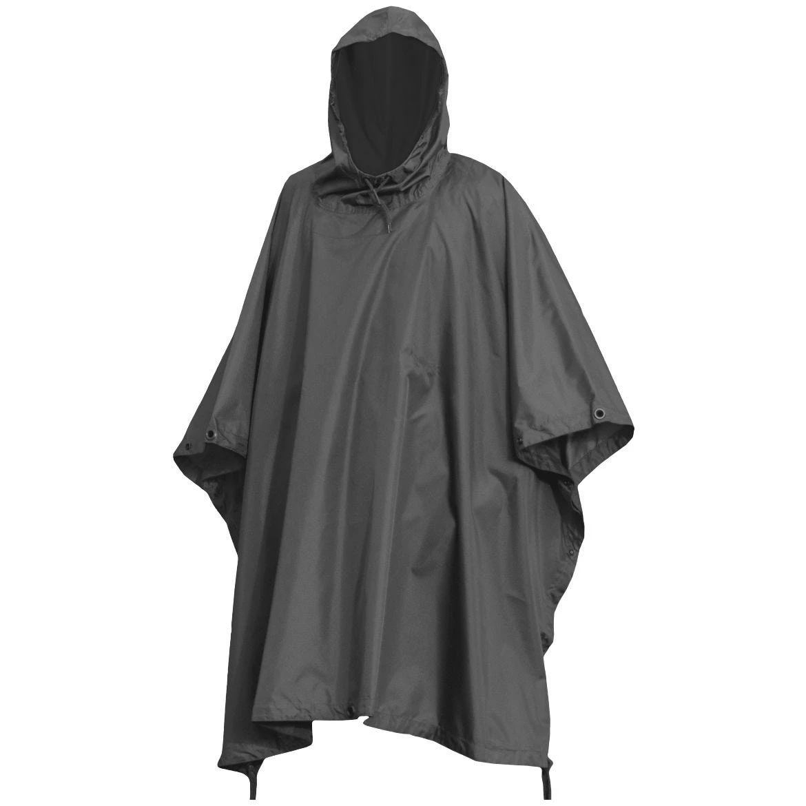 Waterproof Poncho Ripstop Black 1 Waterproof Poncho Ripstop Black
