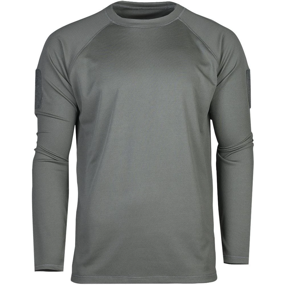 Mil-Tec Tactical Long Sleeve Quick Dry Shirt Urban Grey 1 Mil-Tec Tactical Long Sleeve Quick Dry Shirt Urban Grey