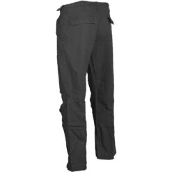 Mil-Tec Pilot Trousers Poplin Cotton Prewashed Black -Brandit Shop Mil Tec Pilot Trousers Cotton Prewashed black 2