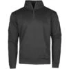 Mil-Tec Tactical Sweatshirt With Zipper Black -Brandit Shop Mil Tec Sweatshirt Black 01 1001x1001