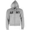 Mil-Tec US Army Gym Jacket Grey -Brandit Shop Mil Tec US Army Gym Hoodie Jacket Grey 01 2