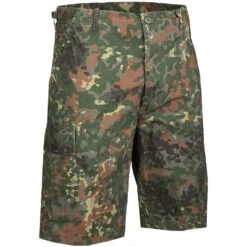 Mil-Tec US Prewashed Ripstop Bermuda Shorts Flecktarn