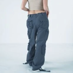 Surplus Ladies Airborne Vintage Trousers Navy -Brandit Shop W 05 3598 10 SURPLUS AIRBORNE VINTAGE TROUSERS NAVY 03 3