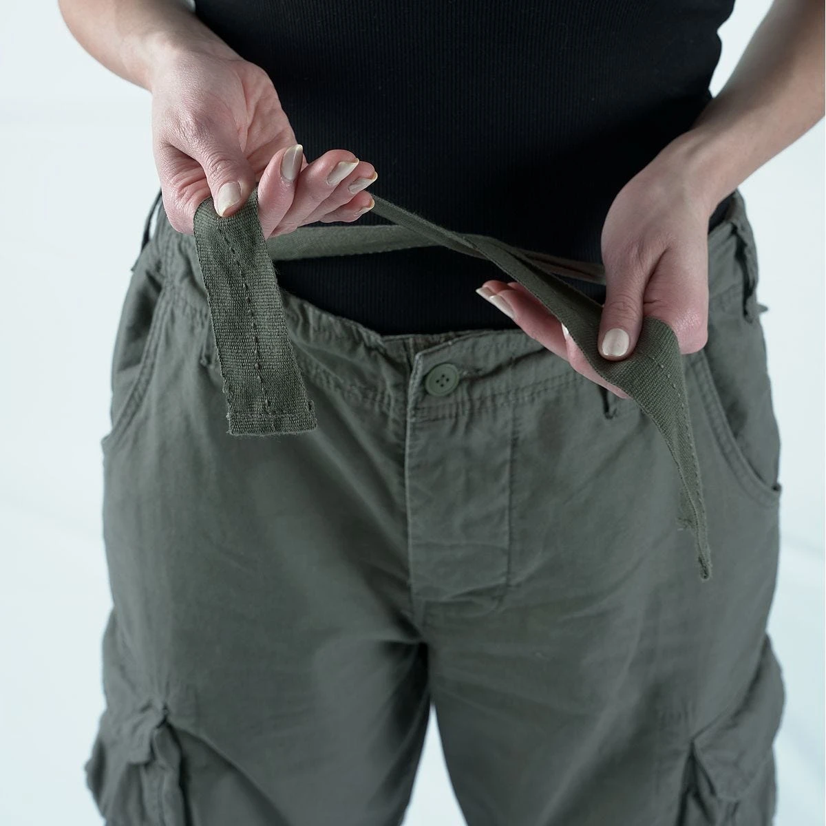 Surplus Ladies Airborne Vintage Trousers Olive - Image 4