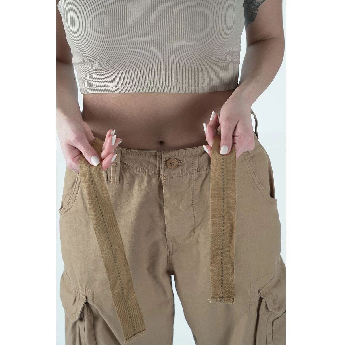 Surplus Ladies Airborne Vintage Trousers Coyote - Image 4
