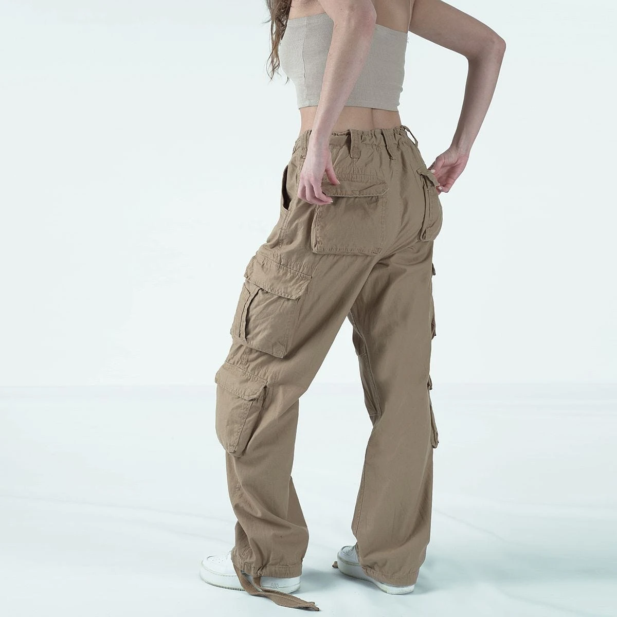Surplus Ladies Airborne Vintage Trousers Coyote - Image 5