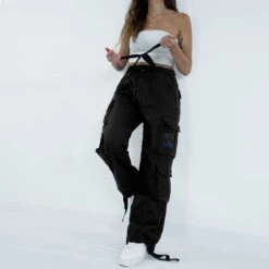 Brandit Ladies Pure Vintage Trousers Black -Brandit Shop W 1003 2 PUREVINTAGETROUSERS BLACK 4