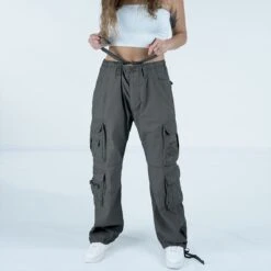 Brandit Ladies Pure Vintage Trousers Anthracite -Brandit Shop W 1003 5 PUREVINTAGETROUSERS ANTHRACITE 03 3