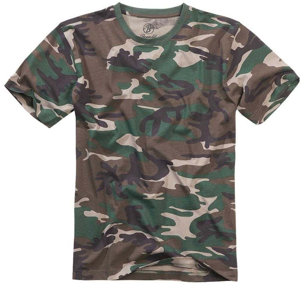 Brandit T-shirt Woodland 1 Brandit T-shirt Woodland