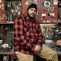 Brandit Check Shirt Red / Black 7 Brandit Check Shirt Red / Black -Brandit Shop brandit wear check shirt red black 3