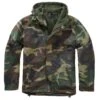 Brandit Windbreaker Front Zip Woodland