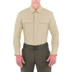 First Tactical Men's Specialist Long Sleeve BDU Shirt Khaki -Brandit Shop first tactical MensSpecialistLongSleeveBDUShirt KHAKI ALL 1 1