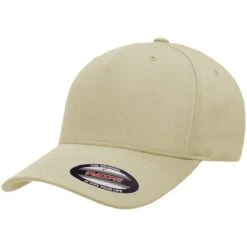 Flexfit 5 Panel Cap Khaki -Brandit Shop flexfit 5 panel cap khaki 003