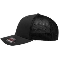 Flexfit Mesh Trucker Cap Black -Brandit Shop flexfit mesh trucker cap black 004 1
