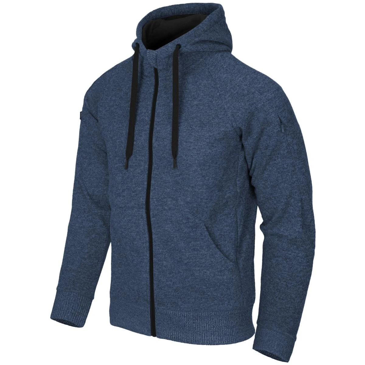 Helikon Covert Tactical Hoodie Full Zip Melange Blue 1 Helikon Covert Tactical Hoodie Full Zip Melange Blue