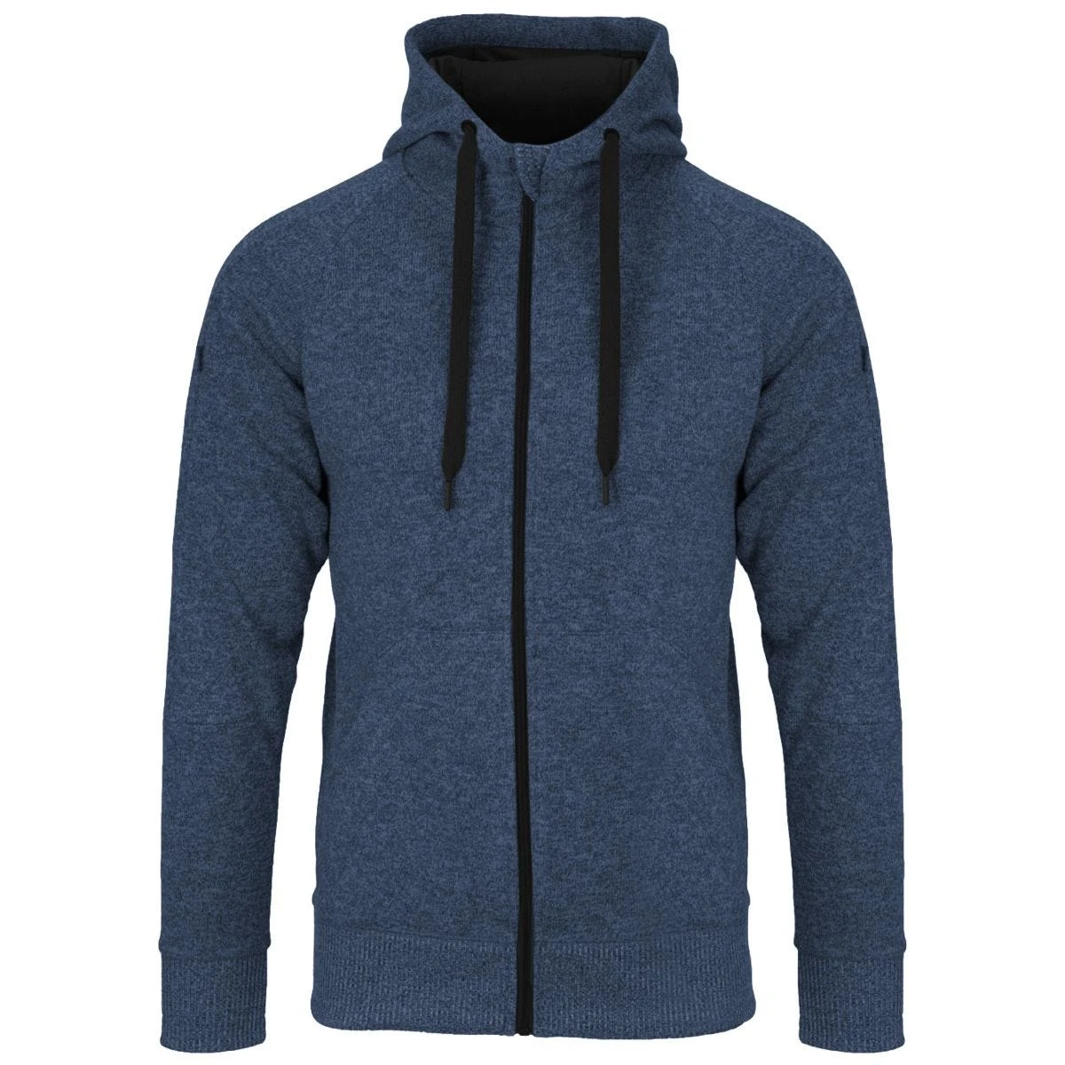 Helikon Covert Tactical Hoodie Full Zip Melange Blue 2 Helikon Covert Tactical Hoodie Full Zip Melange Blue - Image 2