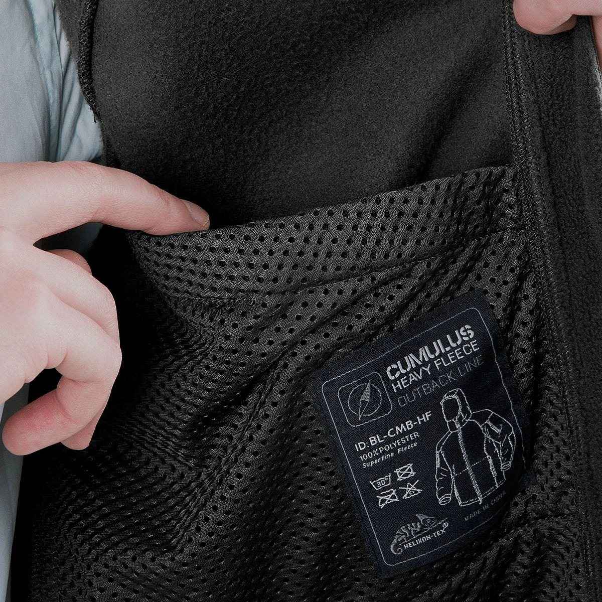 Helikon Cumulus Heavy Fleece Jacket Black 6 Helikon Cumulus Heavy Fleece Jacket Black - Image 6