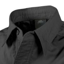 Helikon Defender Mk2 Short Sleeve Shirt Black -Brandit Shop helikon defender mk2 short sleeve shirt black 2