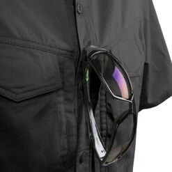 Helikon Defender Mk2 Short Sleeve Shirt Black -Brandit Shop helikon defender mk2 short sleeve shirt black 3