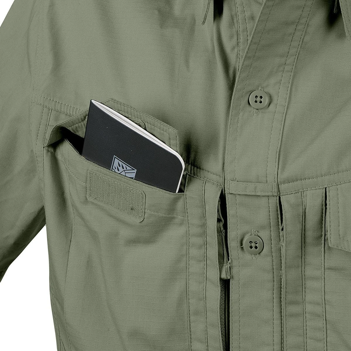 Helikon Defender Mk2 Long Sleeve Shirt Olive Green 5 Helikon Defender Mk2 Long Sleeve Shirt Olive Green - Image 5