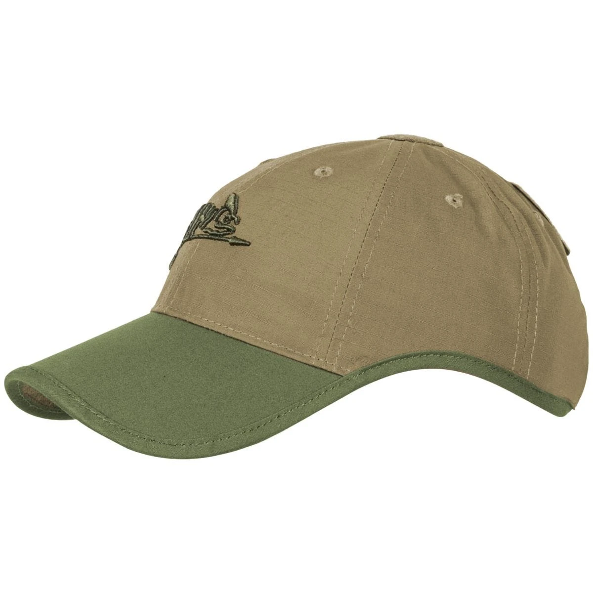 Helikon Logo Cap Polycotton Ripstop Coyote / Olive Green 1 Helikon Logo Cap Polycotton Ripstop Coyote / Olive Green
