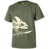 Helikon Full Body Skeleton T-shirt Olive Green 2 Helikon Full Body Skeleton T-shirt Olive Green -Brandit Shop helikon t shirt full body skeleton olive green 1 1
