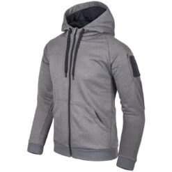 Helikon Urban Tactical Hoodie Full Zip Melange Grey
