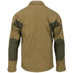 Helikon Woodsman Shirt Coyote / Taiga Green -Brandit Shop helikon woodsman shirt coyote taiga green 002 1200x1200