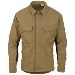 Helikon Woodsman Shirt Coyote / Taiga Green -Brandit Shop helikon woodsman shirt coyote taiga green 003 1200x1200